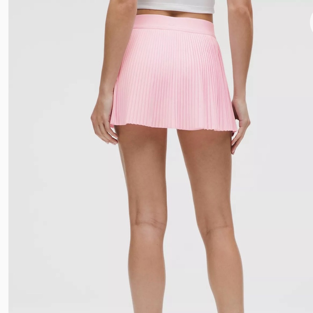 Lululemon  High Rise Pleated Tennis Skirt-Pink-Size (12) Good Condition...